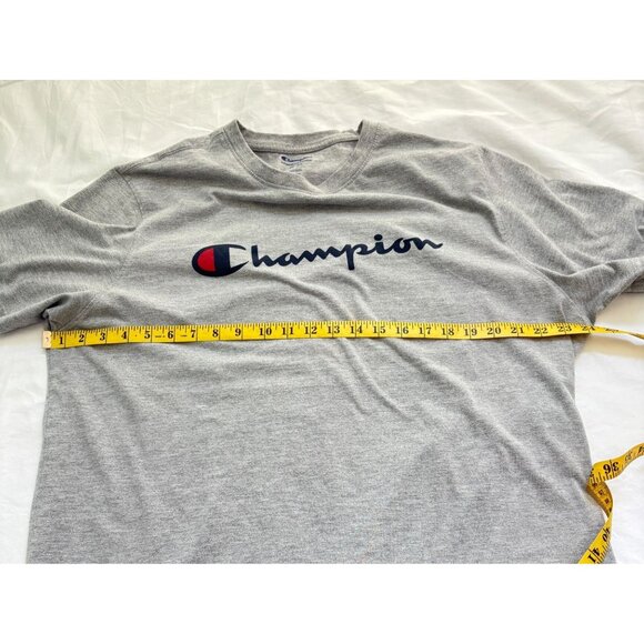 Champion Logo Script T-Shirt Mens Size 2XL Short Sleeve Athleticwear - Picture 5 of 9